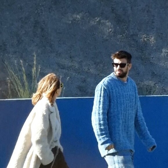 Gerard Pique et son ex-femme Shakira se croisent et s'ignorent totalement lors d'un match de baseball de leur fils Milan à Barcelone. Ils ne se sont ni regardés ni adressés la parole. Barcelone, le 19 novembre 2022.