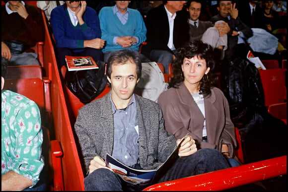 Jean-Jacques Goldman et Catherine Morlet à l'open de Bercy en 1990
