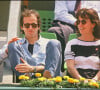 Jean-Jacques Goldman et Catherine Morlet à Roland-Garros en 1990
