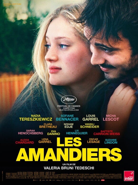 Affiche du film "Les Amandiers", de Valeria Bruni-Tedeschi.