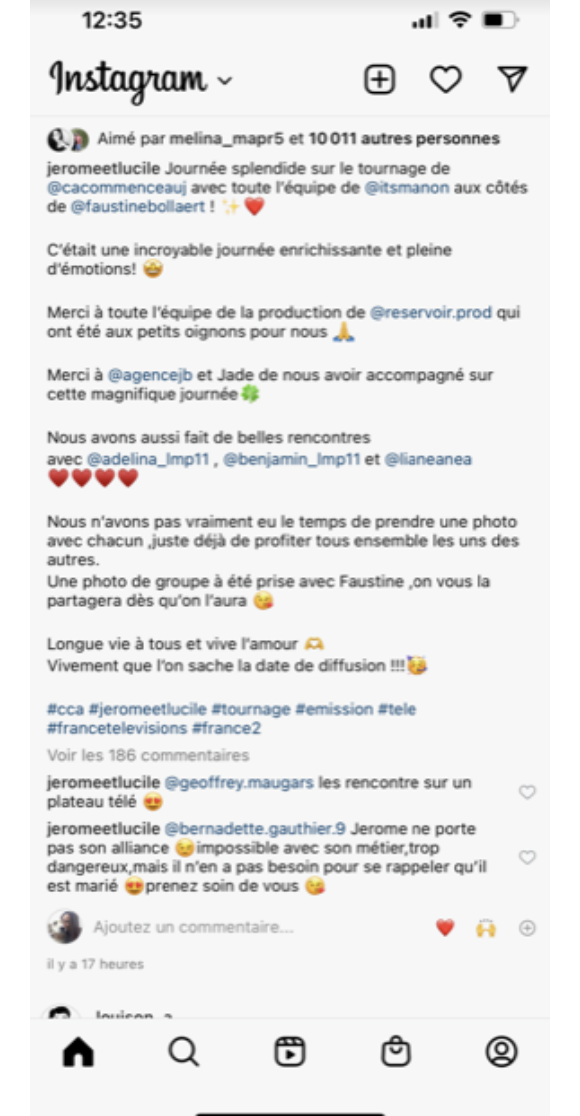 Les internautes interpellés par Jérôme (L'amour est dans le pré) qui ne porte pas son alliance de mariage - Instagram