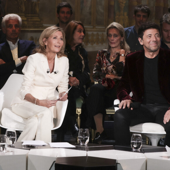 Exclusif - Claire Chazal, Patrick Bruel - Enregistrement de l'émission "Le Grand Echiquier" à l'Opéra Royal de Versailles, diffusée le 5 décembre sur France 3 © Jack Tribeca / Bestimage