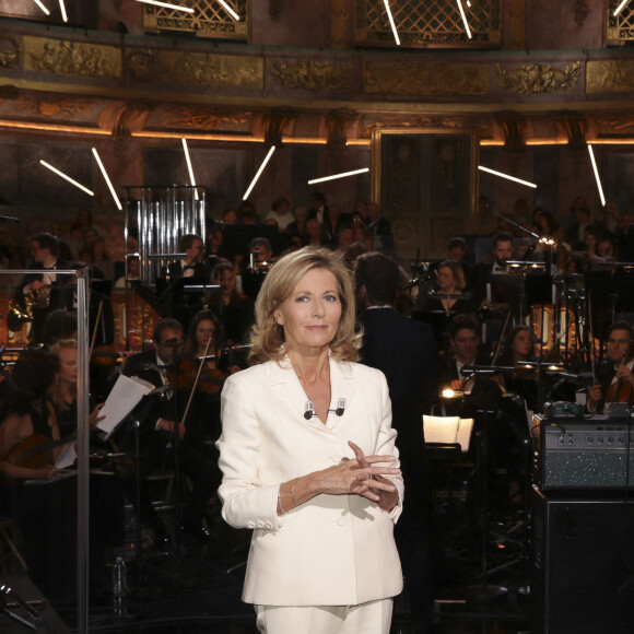 Exclusif - Claire Chazal - Enregistrement de l'émission "Le Grand Echiquier" à l'Opéra Royal de Versailles, diffusée le 5 décembre sur France 3 © Jack Tribeca / Bestimage