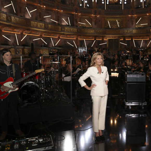 Exclusif - Claire Chazal - Enregistrement de l'émission "Le Grand Echiquier" à l'Opéra Royal de Versailles, diffusée le 5 décembre sur France 3 © Jack Tribeca / Bestimage