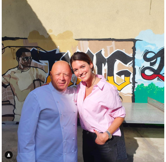 Thierry Marx et Louise Petitrenaud prennent la pose pour Instagram.