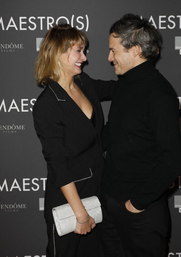Caroline Anglade et son mari Nicolas Moreau - Avant-première du film "Maestro(s)" au Cinéma UGC Normandie à Paris le 5 décembre 2022. © Marc Ausset-Lacroix/Bestimage 