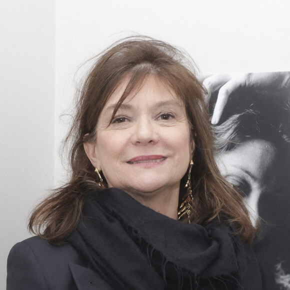 Exclusif - Anne-Dominique Toussaint - Vernissage de l'exposition des photographies de L. D'Alessandro à l'occasion de la sortie du livre de M. Méril "L'homme de Naples" à la Galerie Cinema - Anne-Dominique Toussaint à Paris. © Jack Tribeca / Bestimage