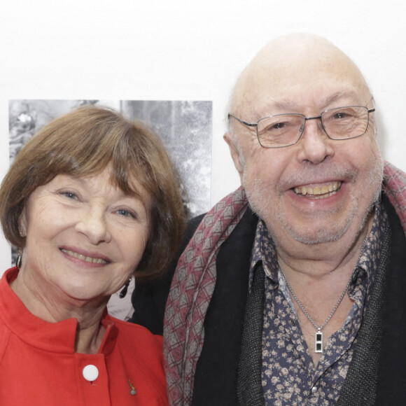 Exclusif - Macha Méril, Pierre Murat - Vernissage de l'exposition des photographies de L. D'Alessandro à l'occasion de la sortie du livre de M. Méril "L'homme de Naples" à la Galerie Cinema - Anne-Dominique Toussaint à Paris. © Jack Tribeca / Bestimage