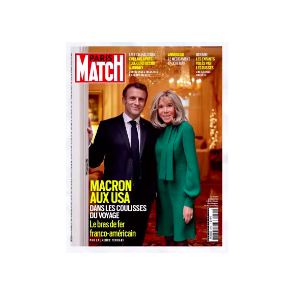 Brigitte et Emmanuel Macron ont fait la couverture du numéro du 8 décembre 2022 de Paris Match