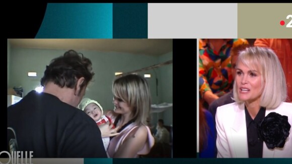 Laeticia Hallyday parle du troisième enfant qu'elle devait adopté avec Johnny dans "Quelle époque!" sur France 2.