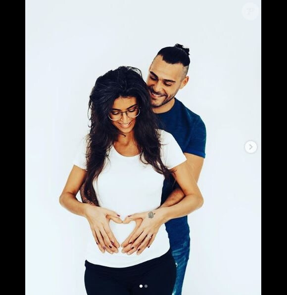 Serena et Giuseppe dévoilent le sexe de leur bébé sur Instagram, le 27 octobre 2019.