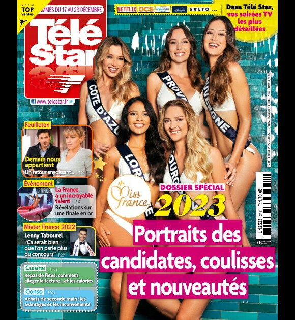 Couverture du magazine "Télé Star", le 12/12/22