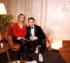 Jordan de Luxe et Amandine Pellissard lors de l'enregistrement de l'émission "Chez Jordan" à Paris le 28 janvier 2022. © Cédric Perrin / Bestimage