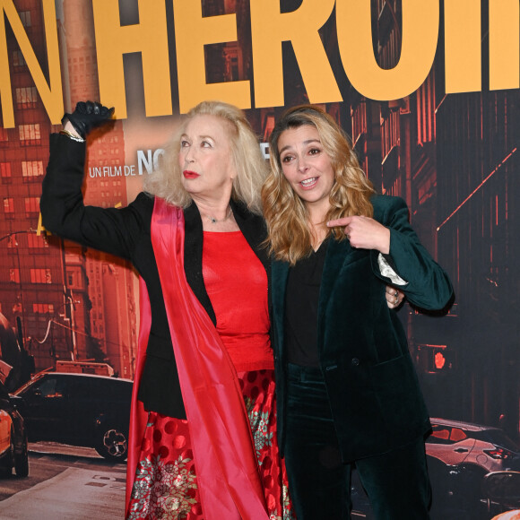 Brigitte Fossey et Noémie Lefort - Avant-première du film "Mon héroïne" au cinéma UGC Normandie à Paris le 12 décembre 2022. © Coadic Guirec/Bestimage
