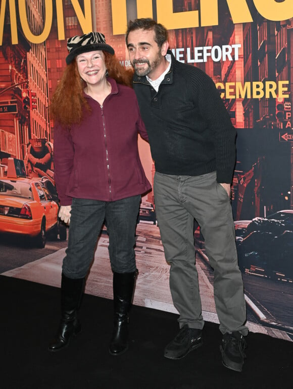 Sheila O'Connor (Penélope dans La Boum) et Sylvain Charbonneau - Avant-première du film "Mon héroïne" au cinéma UGC Normandie à Paris le 12 décembre 2022. © Coadic Guirec/Bestimage