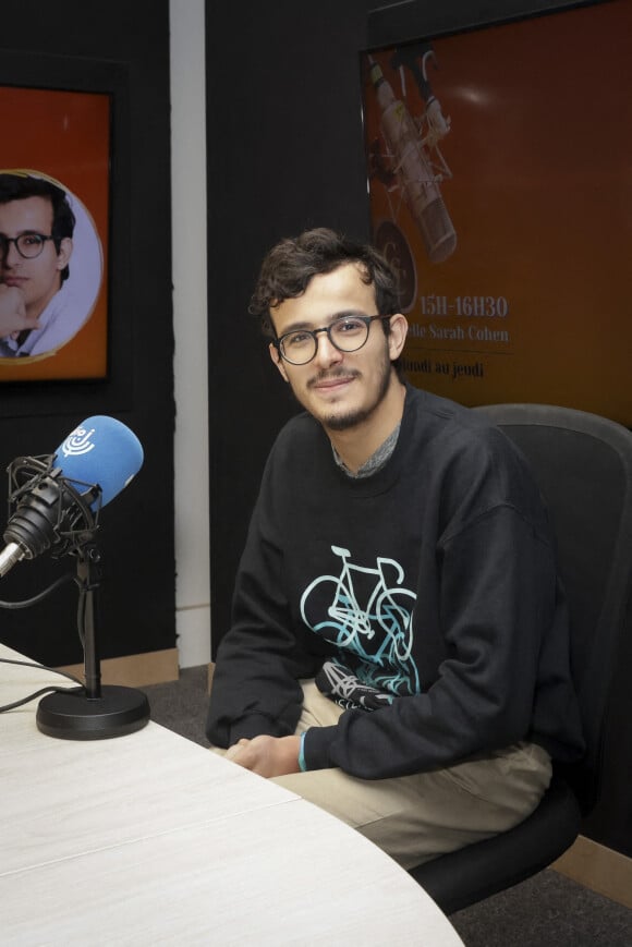 Paul El Kharrat - Enregistrement de l'émission "CS Cohen" sur Radio J à Paris. Le 21 novembre 2022 © Jack Tribeca / Bestimage 
