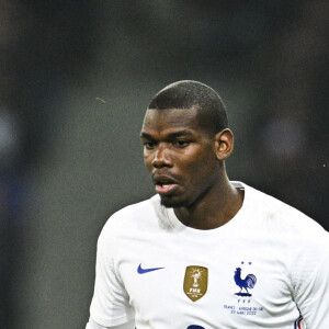 Paul Pogba (Fra) - L'équipe de France bat l'Afrique du Sud 5 à 0 lors d'un match amical au stade Pierre Mauroy à Villeneuve d'Ascq le 29 mars 2022. © JB Autissier /Panoramic/Bestimage