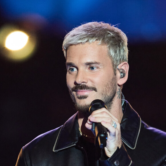 Exclusif - M. Pokora (Matt Pokora) - Enregistrement de l'émission "La fête de la Chanson française" à Paris, diffusée le 29 novembre sur France 2. Le 7 novembre 2022 © Cyril Moreau-Veeren / Bestimage