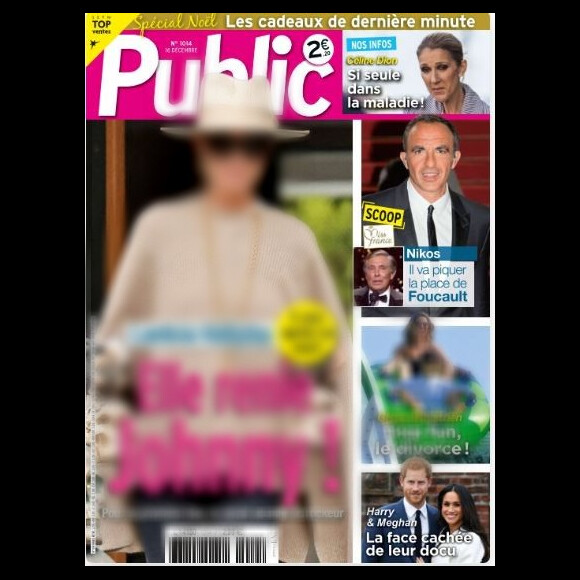 Couverture du magazine "Public" du 16 décembre 2022