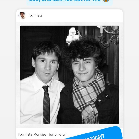 Tximista Lizarazu et Lionel Messi