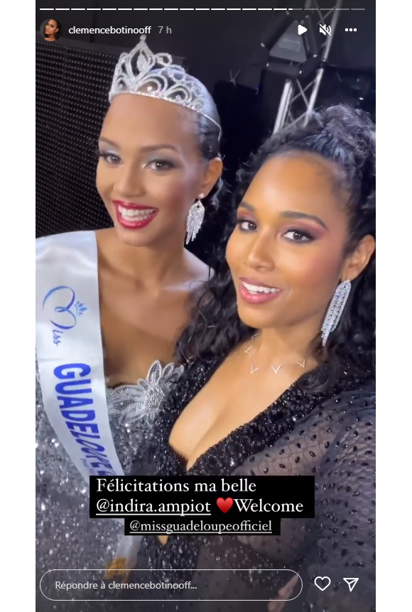 Clémence Botino sublime toute en transparence lors de l'élection de Miss Guadeloupe 2022 - Instagram
