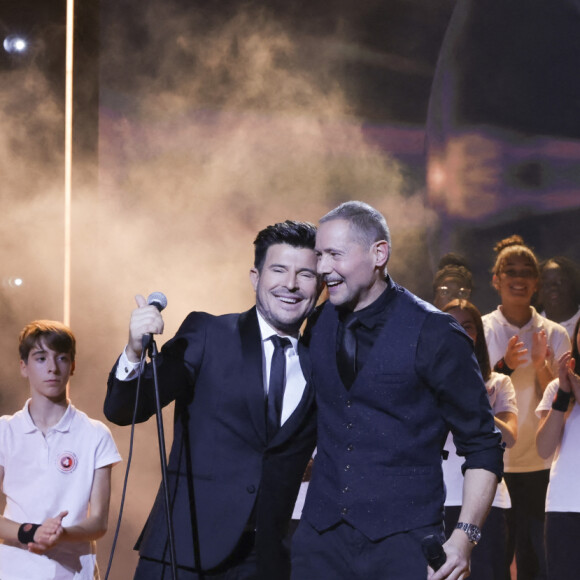 Exclusif - Vincent Niclo, Manau (Martial) - Enregistrement de l'émission "300 Choeurs chantent pour les fêtes" à Paris, diffusée le 23 décembre sur France 3 © Jack Tribeca / Bestimage