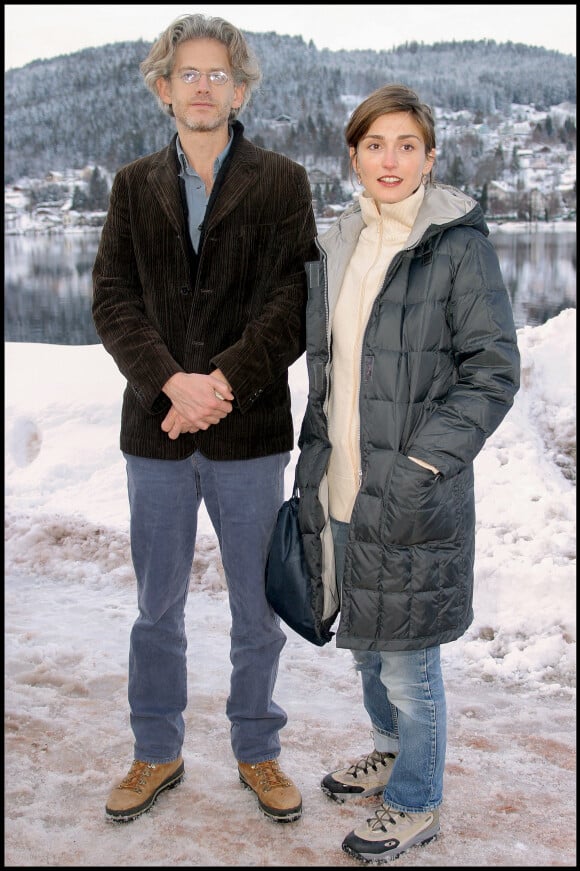 Santiago Amigorena et Julie Gayet au festival du film fantastique de Gerardmer le 31 janvier 2004