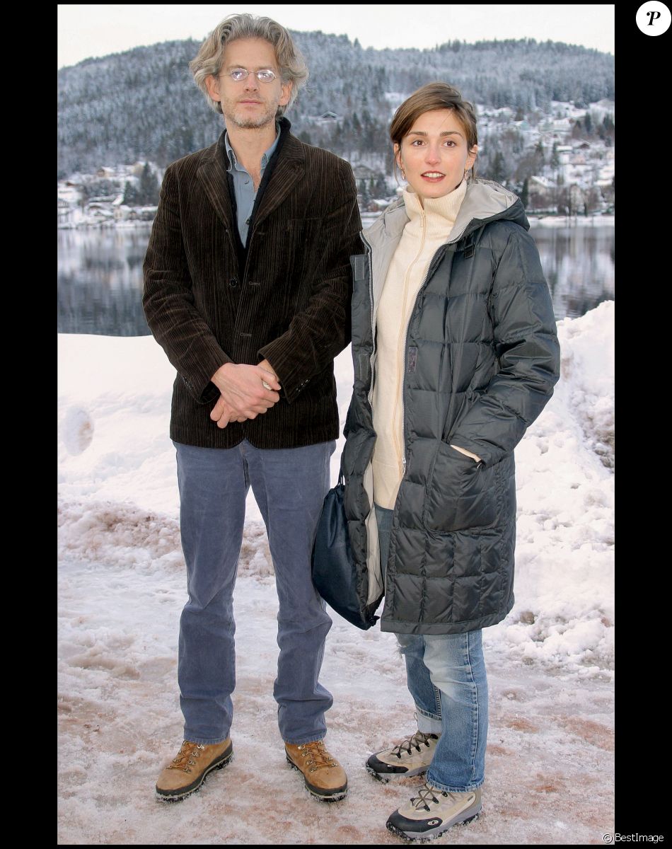 Santiago Amigorena et Julie Gayet au festival du film fantastique de Gerardmer le 31 janvier 2004