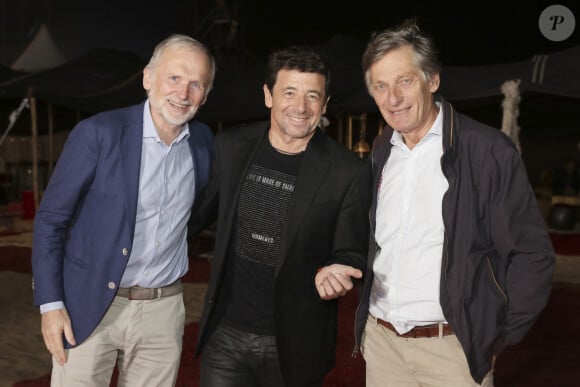 Exclusif - Thomas Valentin, Patrick Bruel, Nicolas de Tavernost - Backstage - Enregistrement du Concert pour la Tolérance 2022 à Agadir, diffusée le 23 décembre sur W9 © Jack Tribeca / Bestimage