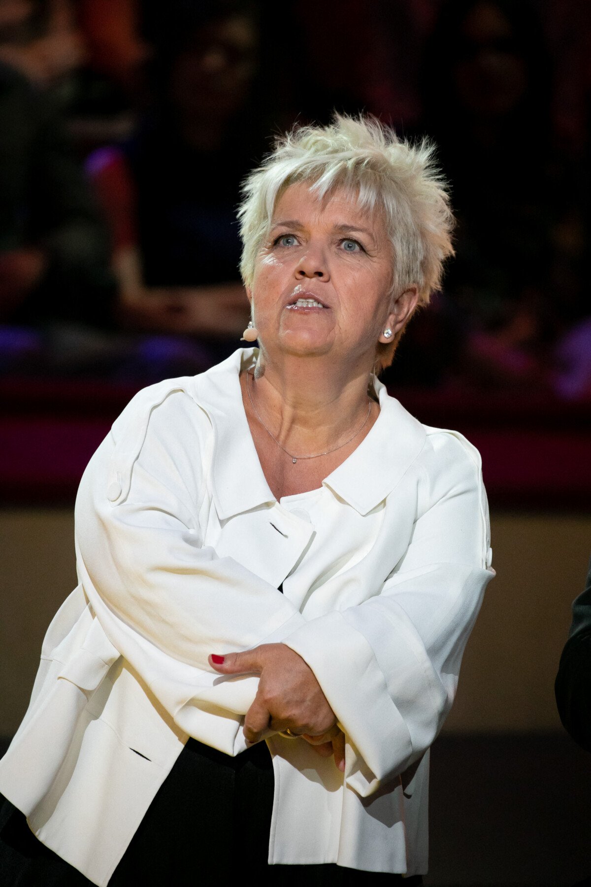 Photo Exclusif Mimie Mathy Enregistrement des séquences de l