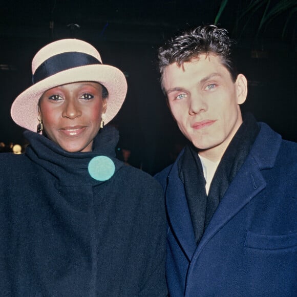 Marc Lavoine et Denise Pascale, lors des Victoires de la musique.