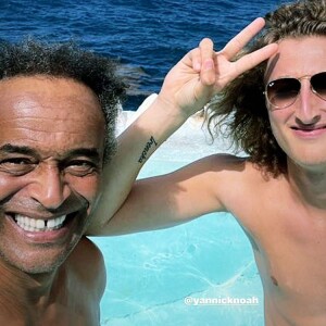 Joalukas Noah et son père Yannick Noah.