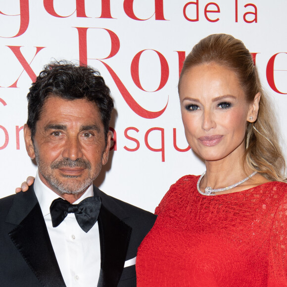 Adriana Karembeu enceinte et son mari André Ohanian - 70ème édition du gala de la Croix Rouge monegasque à Monaco. © Pierre Villard/Le Palais Princier/Monte-Carlo-SBM via Bestimage 