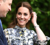 Le prince William, duc de Cambridge, et Catherine (Kate) Middleton, duchesse de Cambridge, en visite au "Chelsea Flower Show" à Londres. 