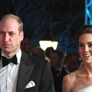 Le prince William et Catherine Kate Middleton, la duchesse de Cambridge arrivent à la 72ème cérémonie annuelle des BAFTA Awards au Royal Albert Hall à Londres, le 10 février 2019. 