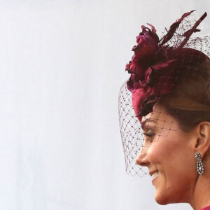 Catherine Kate Middleton, duchesse de Cambridge, le prince William, duc de Cambridge - Cérémonie de mariage de la princesse Eugenie d'York et Jack Brooksbank en la chapelle Saint-George au château de Windsor le 12 octobre 2018. 