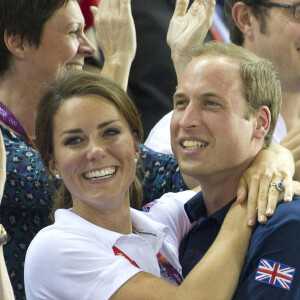 Le prince William, duc de Cambridge et Kate Middleton, duchesse de Cambridge aux Jeux Olympiques de 2012