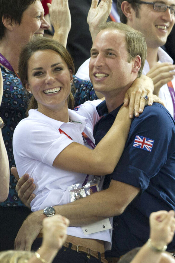Le prince William, duc de Cambridge et Kate Middleton, duchesse de Cambridge aux Jeux Olympiques de 2012