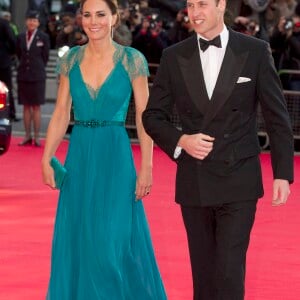 Le prince William, duc de Cambridge et Kate Middleton, duchesse de Cambridge au dîner de Gala de la team GB en 2012