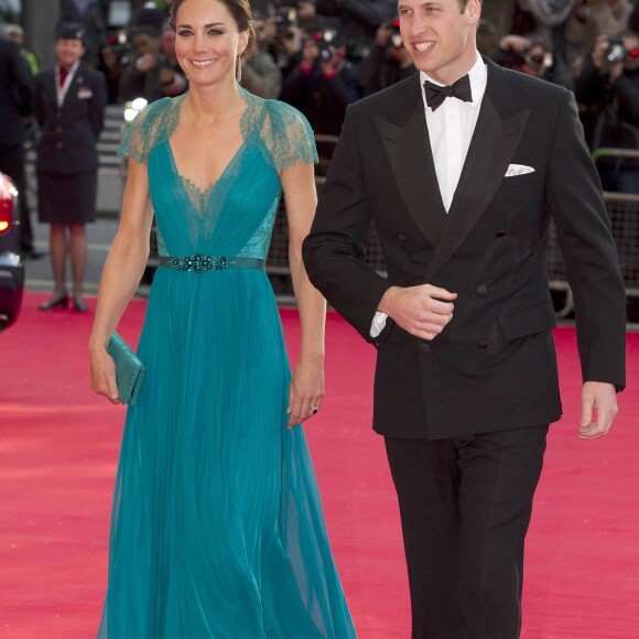 Le prince William, duc de Cambridge et Kate Middleton, duchesse de Cambridge au dîner de Gala de la team GB en 2012