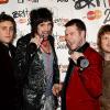 Kasabian lors des Brit Awards, à Londres, le 16 février 2010 !
