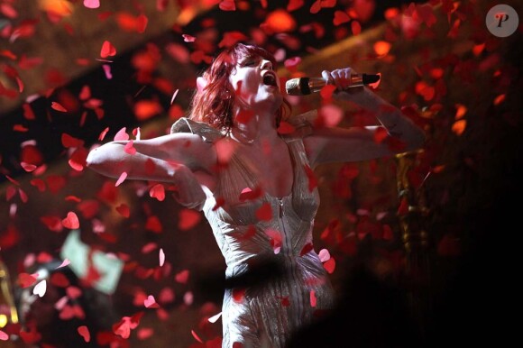 Florence and the Machine lors des Brit Awards, à Londres, le 16 février 2010 !
