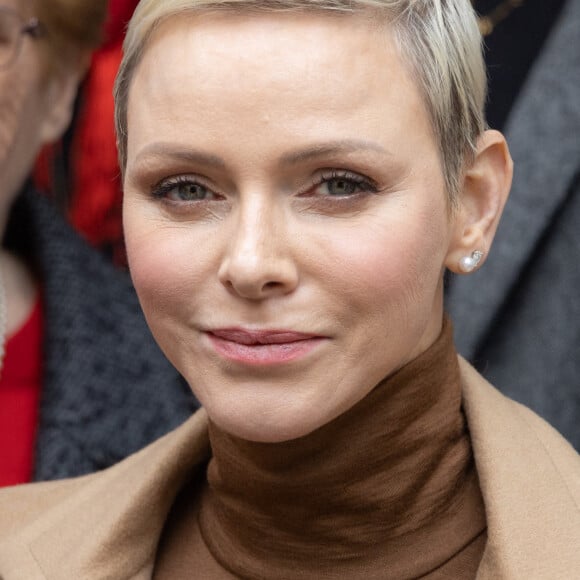 No Tabloïds - La princesse Charlène de Monaco assiste à la distribution des cadeaux de Noël de La Croix Rouge à Monte-Carlo, Monaco, le 13 décembre 2022. © Olivier Huitel/Pool Monaco/Bestimage 