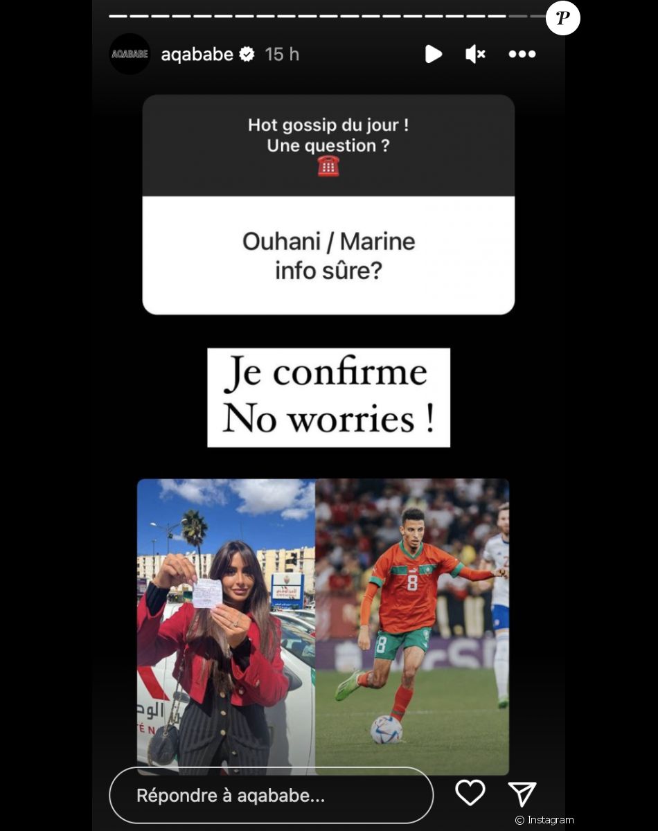 Marine El Himer Match France Maroc Marine El Himer en couple avec un joueur de la Coupe du monde ? Nouvelles  révélations... - Purepeople