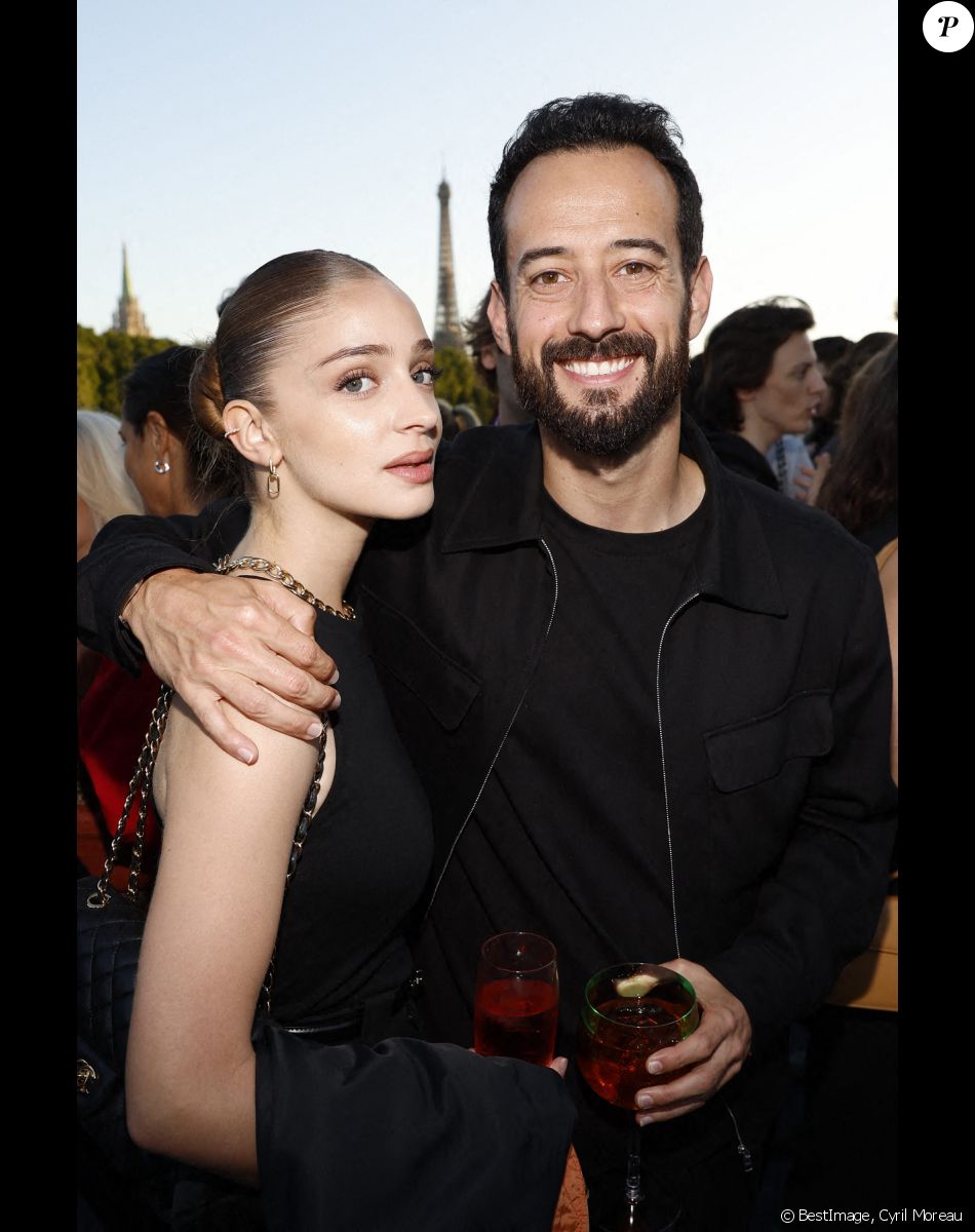 Exclusif - Mathieu Forget et sa compagne lors de la soirée d'anniversaire de Joalukas Noah, fils de Yannick Noah et Isabelle Camus, pour ses 18 ans à Paris le 10 juin 2022. © Cyril Moreau / Bestimage