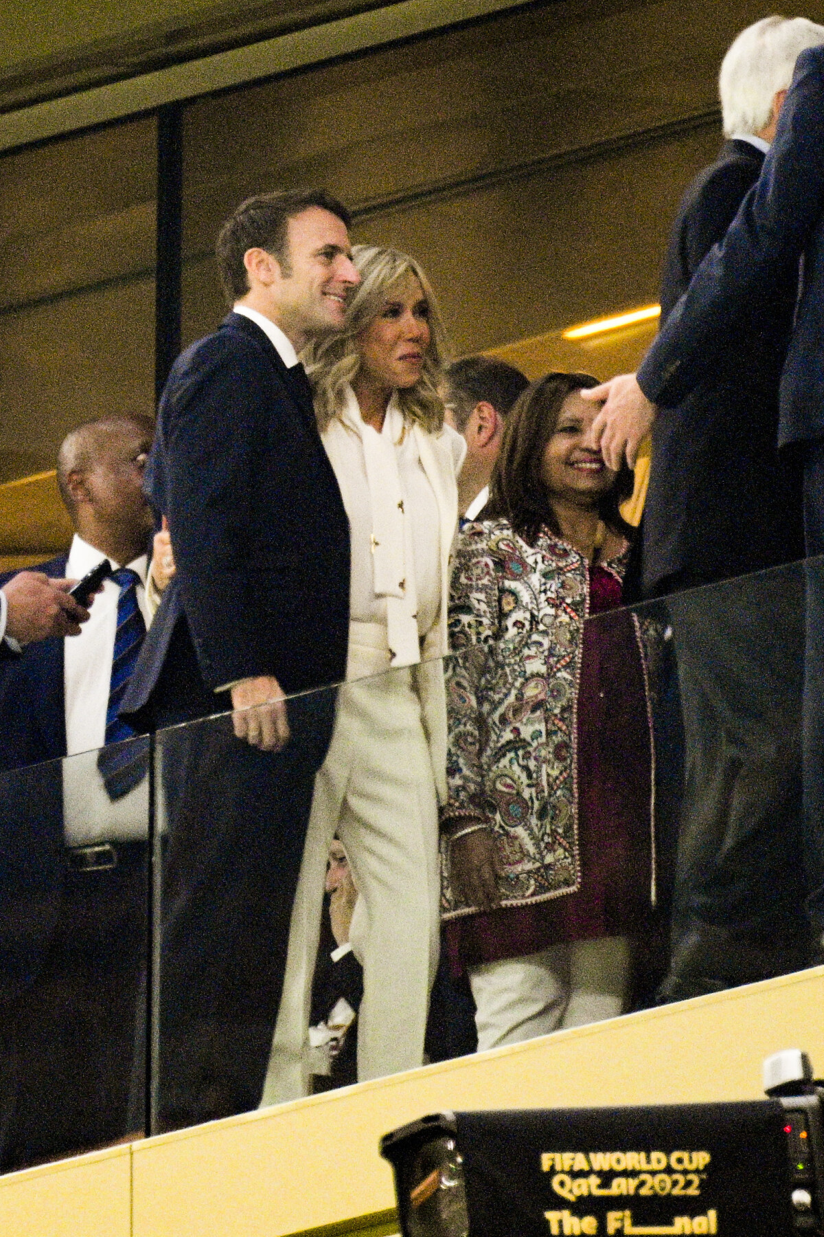 Photo : Le président Emmanuel Macron et sa femme Brigitte dans les ...
