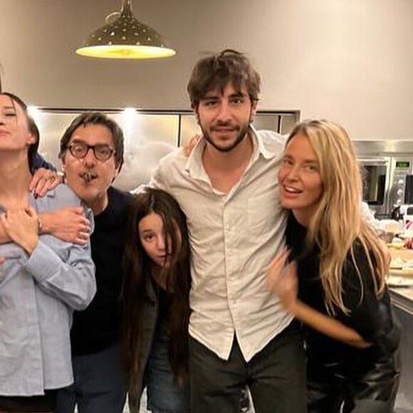 Ben Attal célèbre le nouvel an en famille. Le 4 janvier 2023.