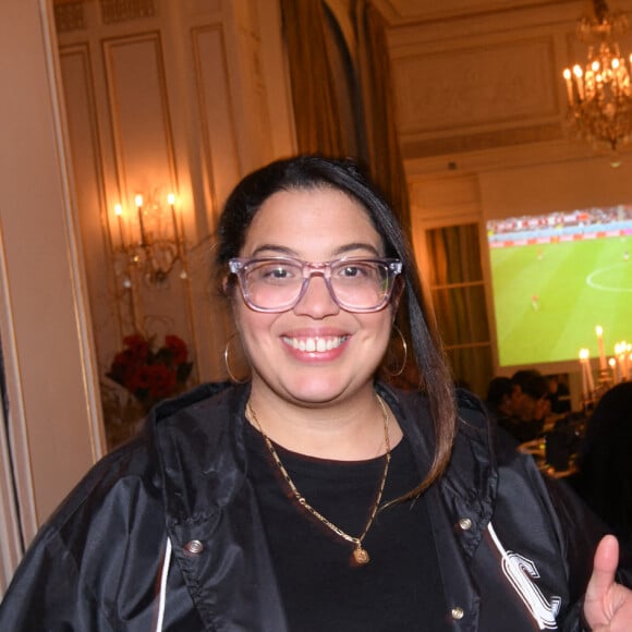 Exclusif - Melha Bedia - Dîner des 40 ans du bijoutier "APM Monaco" à l'hôtel Plaza Athénée à Paris, France, le 14 décembre 2022. © Rachid Bellak/Bestimage