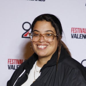 Melha Bedia au photocall de la cérémonie de clôture de la 12ème édition du Festival 2 Cinéma de Valenciennes, au cinéma Gaumont. Valenciennes, le 27 septembre 2022. © Denis Guignebourg/Bestimage