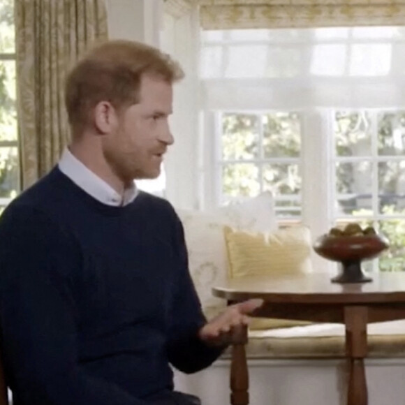 Bande-annonce de l'interview du prince Harry, duc de Sussex, avec Tom Bradby pour la chaîne britannique ITV. Le 4 janvier 2023.